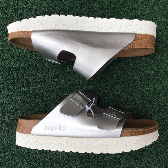 NWT Birkenstock Arizona Platform Slide Sandal 40 - Picture 3 of 8